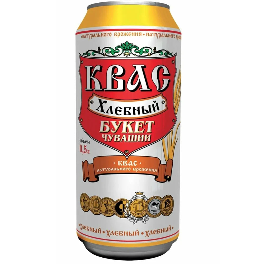 Natural Fermentation Kvass Bread Bouquet of Chuvashia, 0.45L