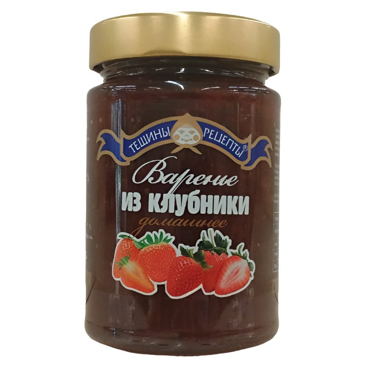 "Teshiny Retzepty" Strawberry Preserve 340g / 12oz