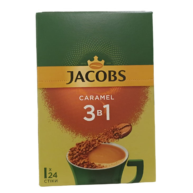 "Jacobs" 3in1 Caramel Instant Coffee 15g x 24pcs
