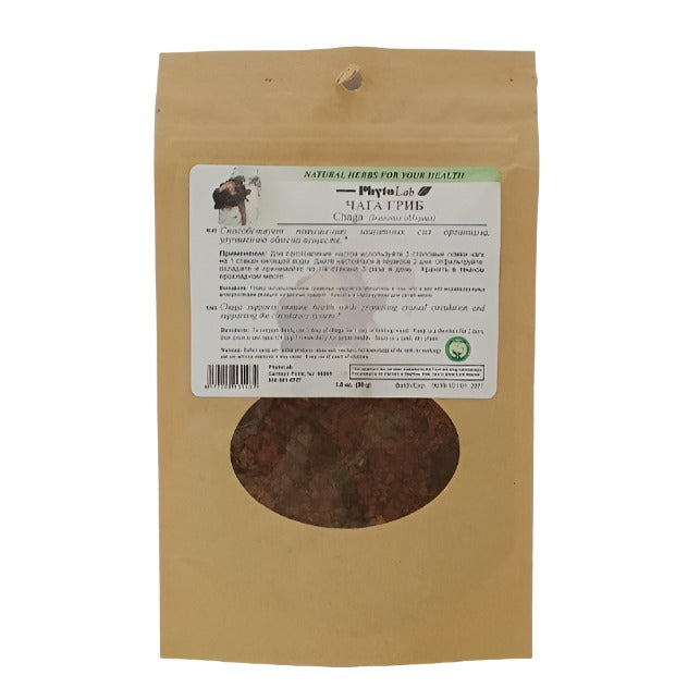 PhytoLab "Natural Herbs For Your Health" CHAGA MUSHROOM 50g