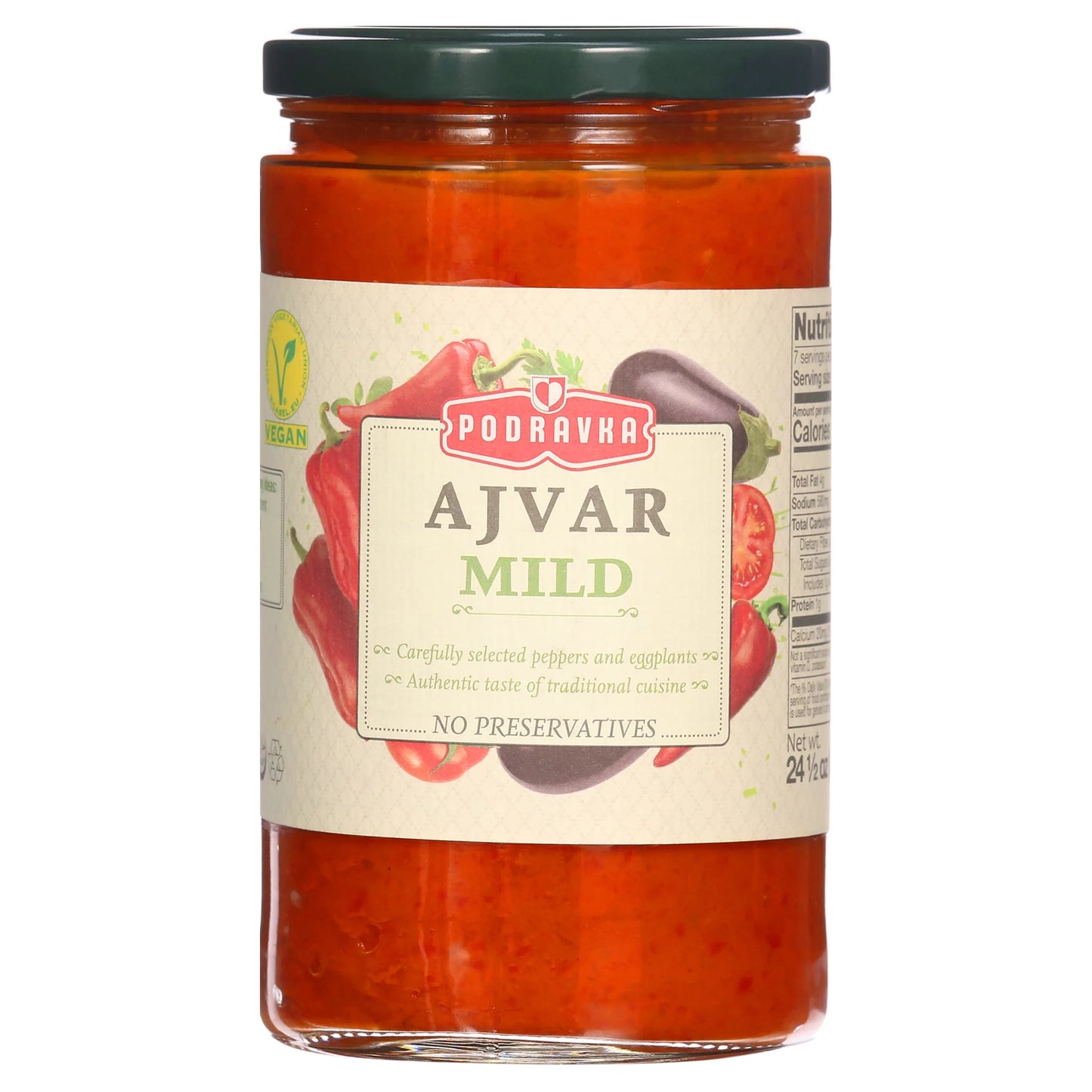 "PODRAVKA" Adjvar Mild 690g