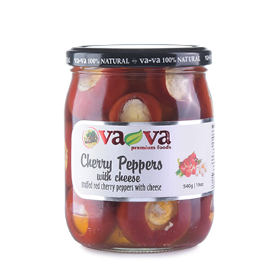 Vava Red Peppers with Cheese 510g