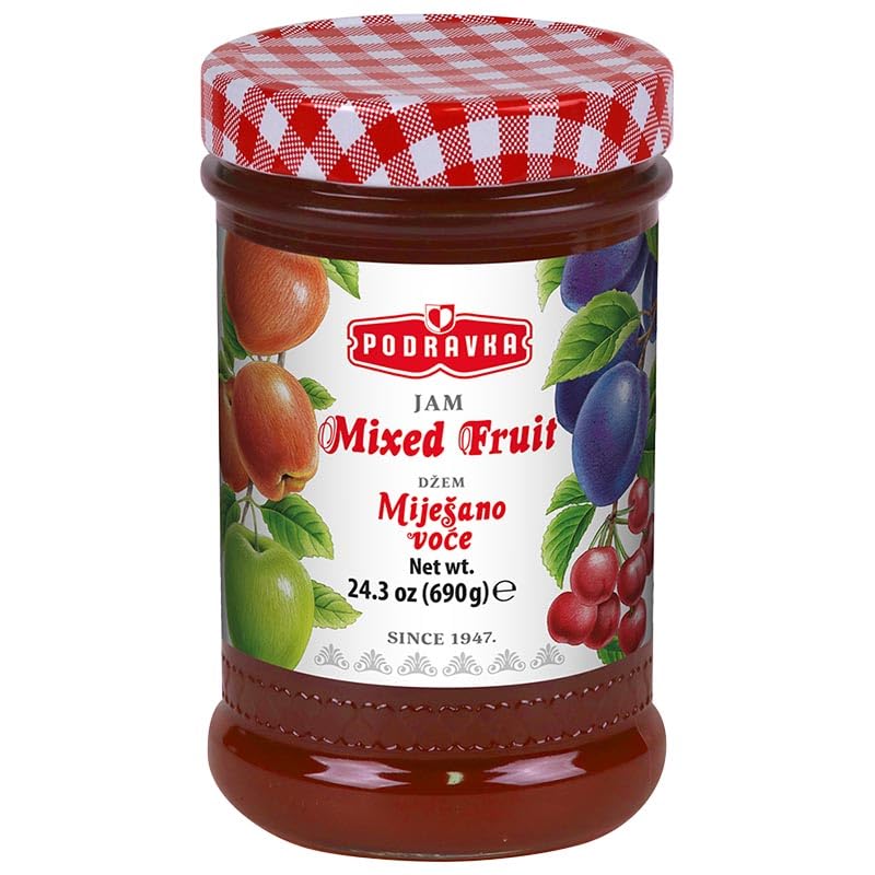 "PODRAVKA" Mix Fruit Jam 690g