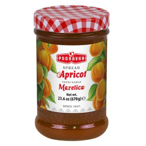 "PODRAVKA" Apricot Jam 670g
