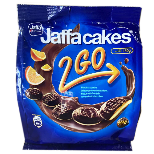 "JAFFA" CAKES 2GO 150g