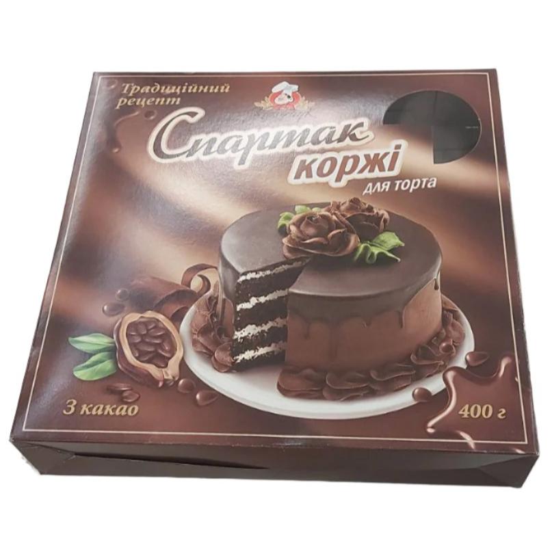 "Spartak Korzhi" Choco Cake Layers by Kukhar 400g