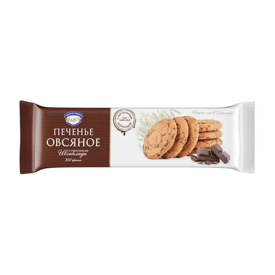 "Polet" Oatmeal Cookies with Choco 250g