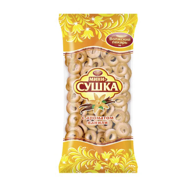 "Volzhskii Pekar" MINI SUSHKI VANILLA 180g