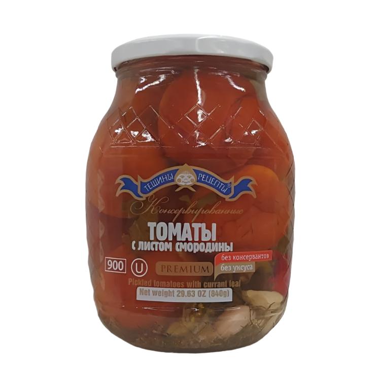 "Teshiny Recepty" Tomatoes with Currant Leaf 840g