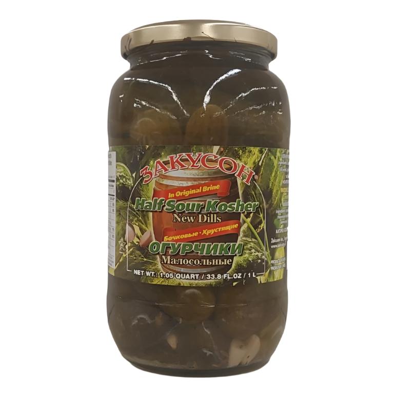 "Zakuson" Half Sour Pickles 1L