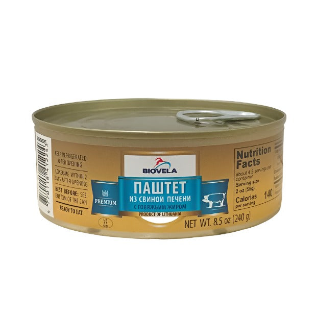 BIOVELA liver pork pate 240g
