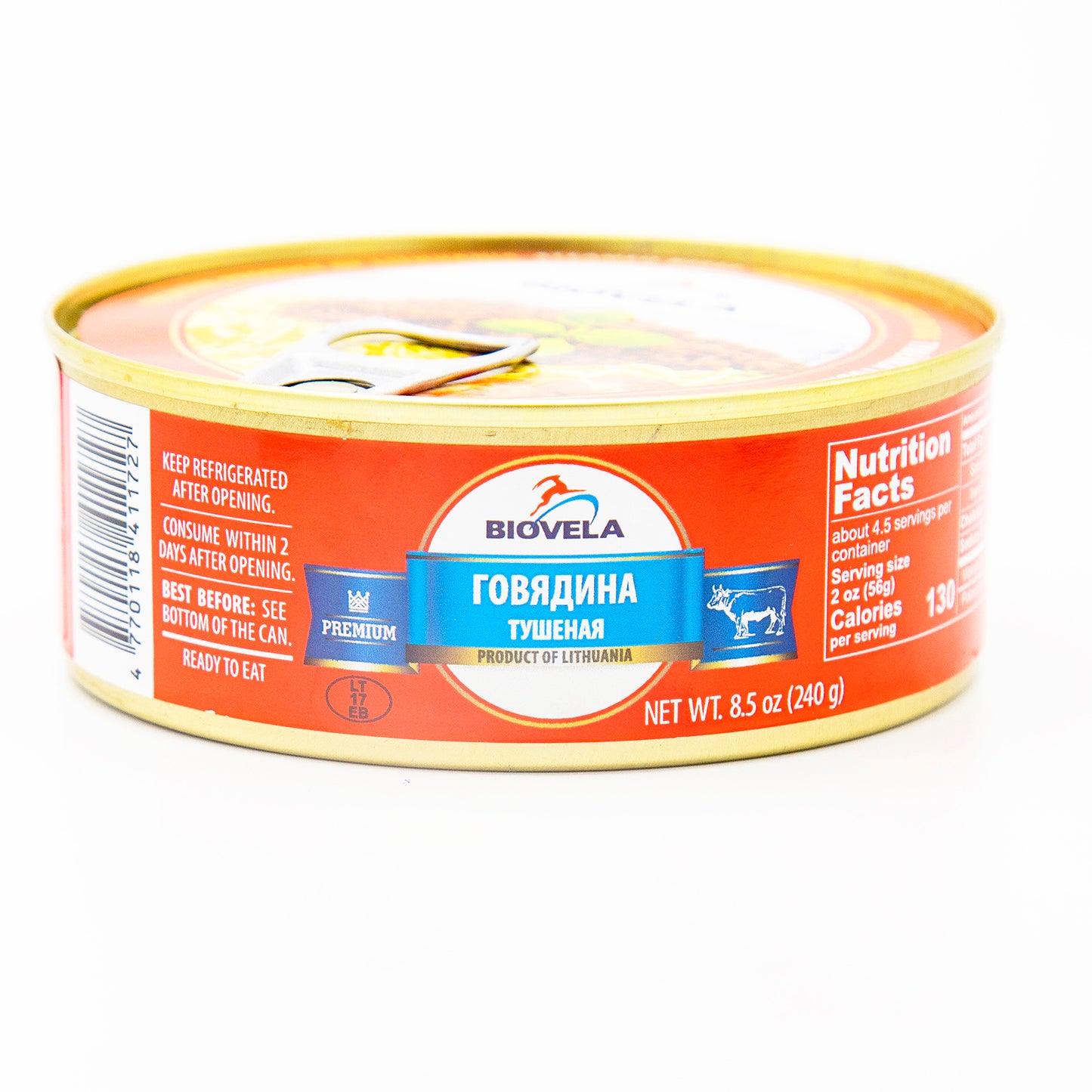 BIOVELA steamed beef 240g