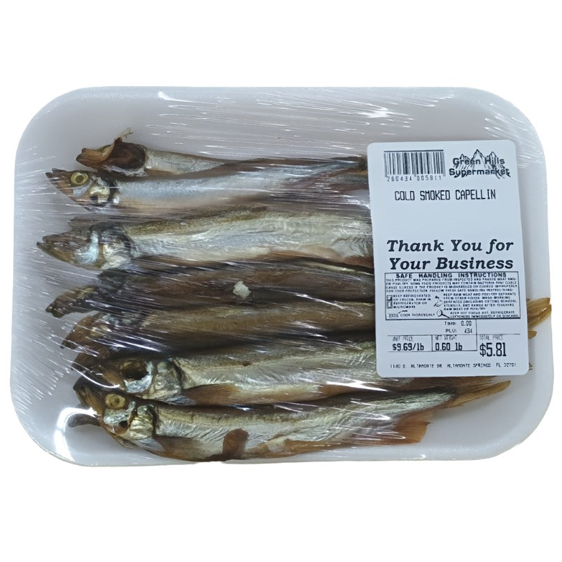 Cald Smoked Capelin 0.6lb