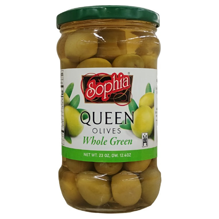 Sophia Queen Green Olives Size 23oz