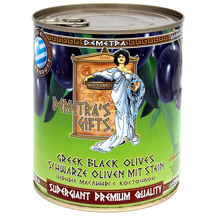 "Demetra" Black Oxidired Olives 850ml