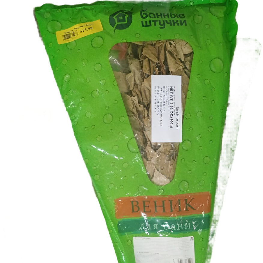 "Bannye Shtuchki" Sauna Whisk Oak&Mint $15.99