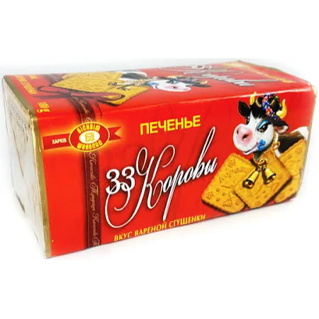 "33 Korovi" Cookies With Condensed Milk Flavor 180g