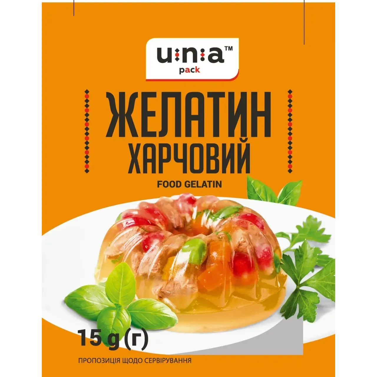"UnaPack" Gelatine 15g
