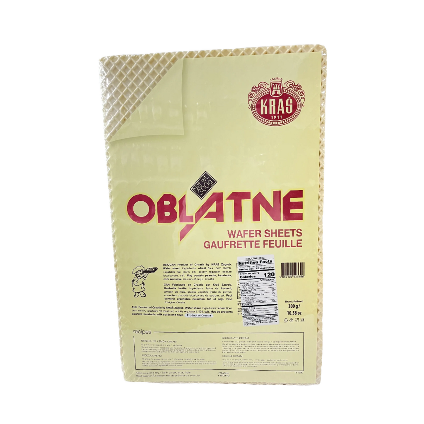 "KRAS" OBLATNE Cookie layers 300g