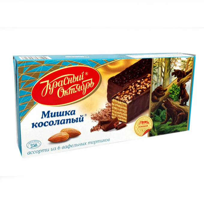 Wafer Cake "Mishka Kosolapyi" 250g