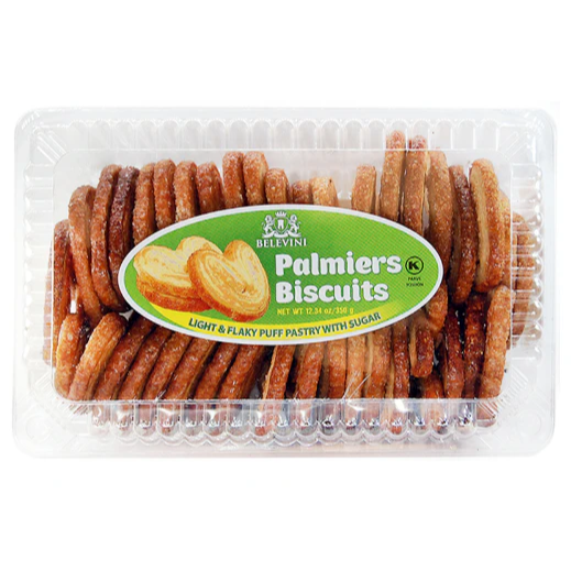 Palmiers Biscuits with Sugar 350gr