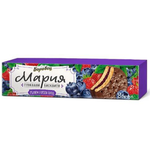 "Borovets" Maria Cookie Wild Berries 200g