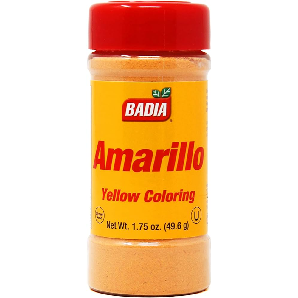 "BADIA" YELLOW COLORING 1.75oz