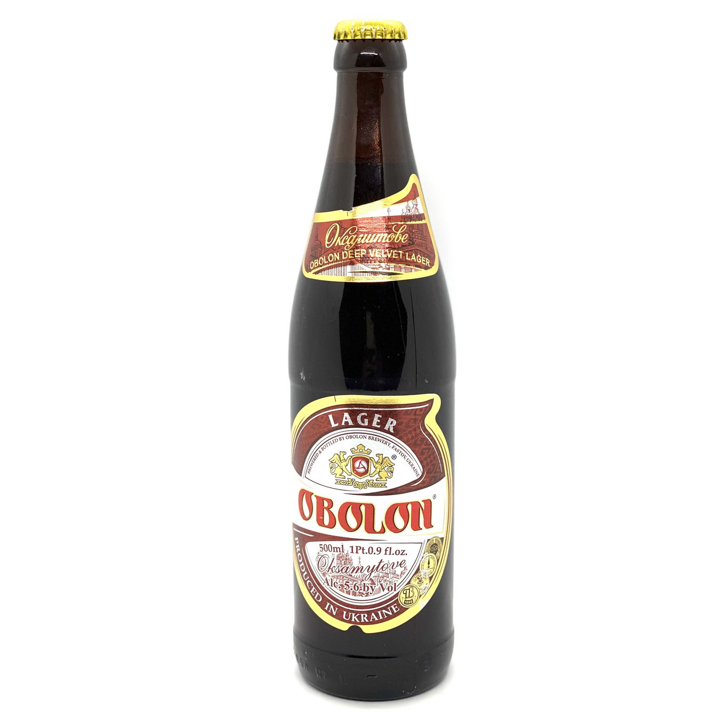 "Obolon" Lager Beer 5.6% alc. 500 ml