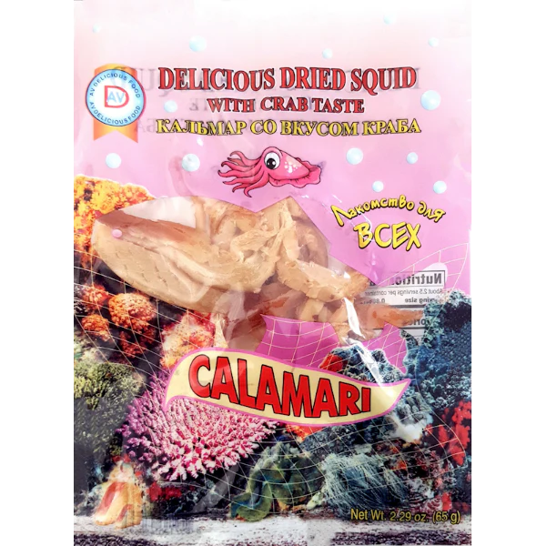 AV Delicious Dried Calamari Shredded with Crab 65g