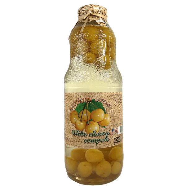 "Georgian Village" White cherry compote 1L