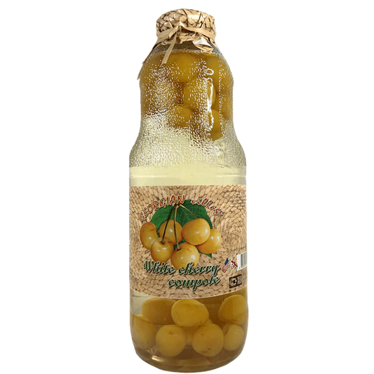 "Georgian Village" White cherry compote 1L