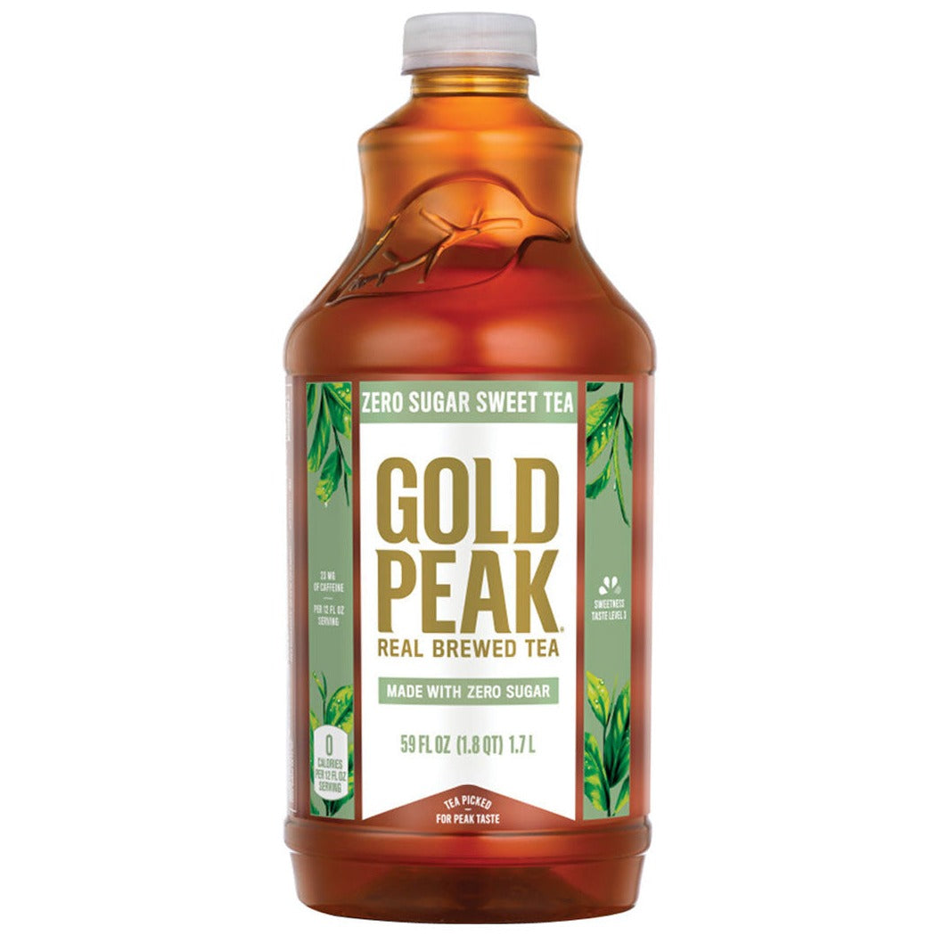 Gold Peak Zero Sugar Sweet Tea Bottle, 59 Fl Oz