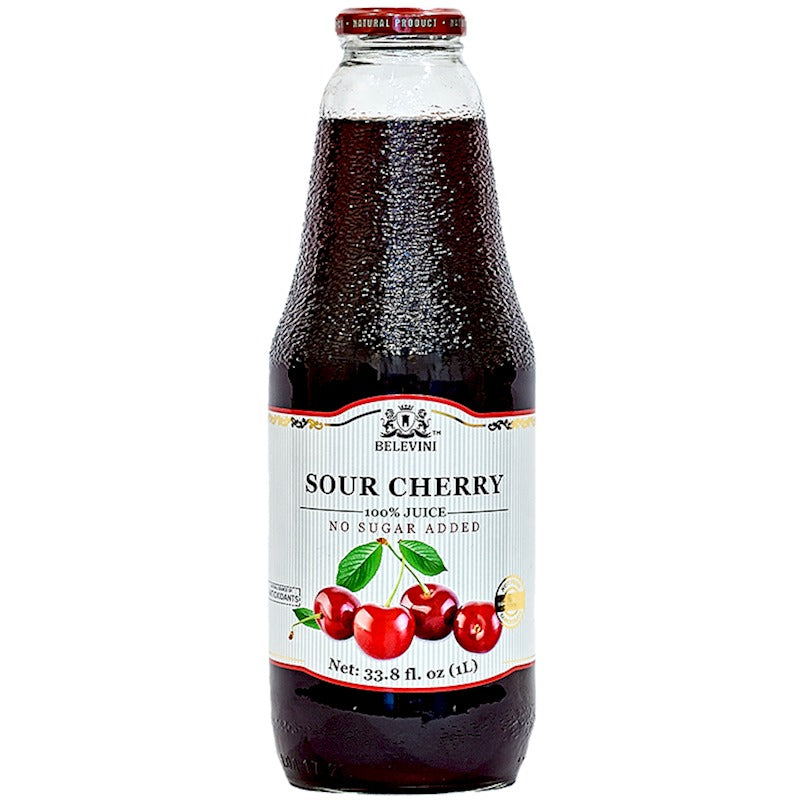 "Belevini" No Sugar Added 100% Sour Cherry Juice 1L