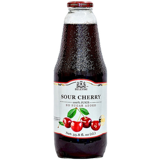 "Belevini" No Sugar Added 100% Sour Cherry Juice 1L