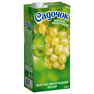"Sadochok" Apple-Grappes juice 0.95L
