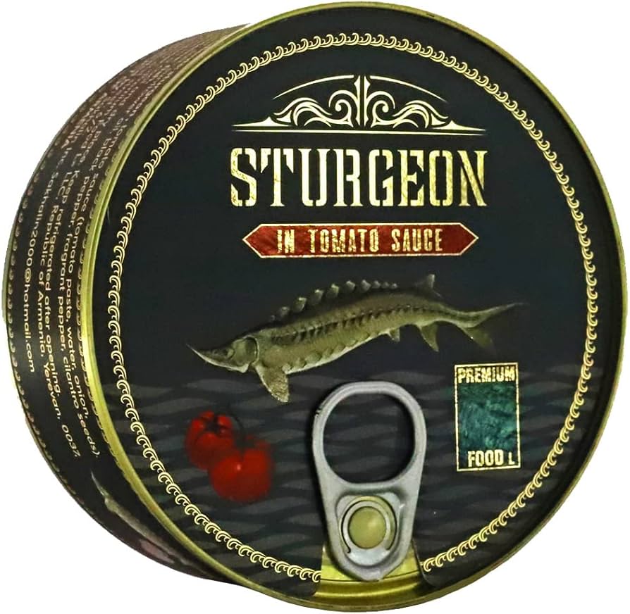 Sturgeon in Tomato Sauce by Premium Foods - 240 g