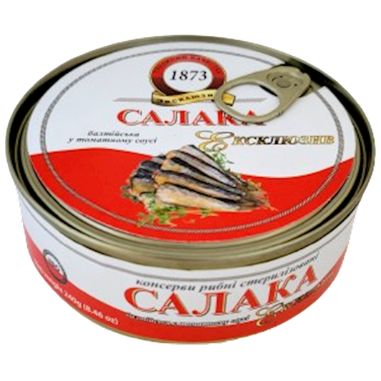 "Exclusive" Salaka in tomato sauce - 240 g