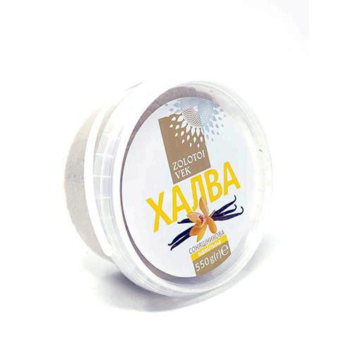 ZOLOTOY VEK SUNFLOWER HALVA VANILLA 550g