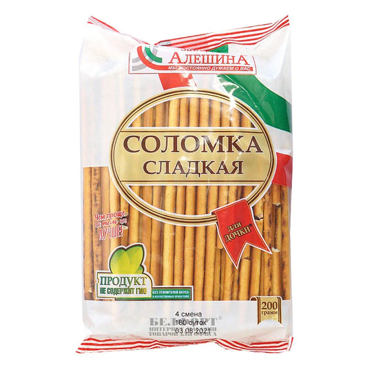 "Aleshin" solomka sladkaya 200g