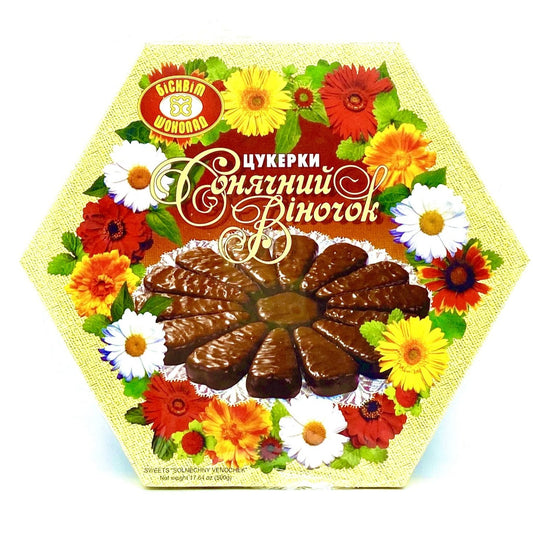 Glazed sweets "Solnechnyi Venochek" 500g