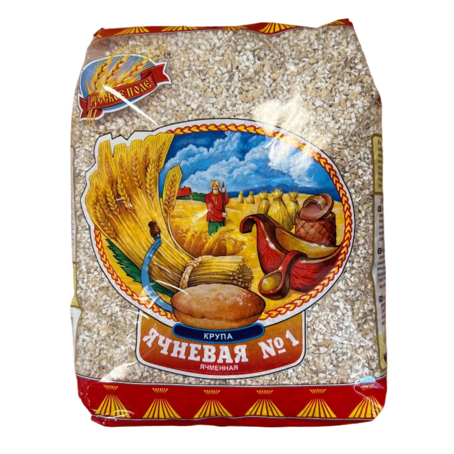 "Russkoe Pole" Barley Groats No. 1 - 750g