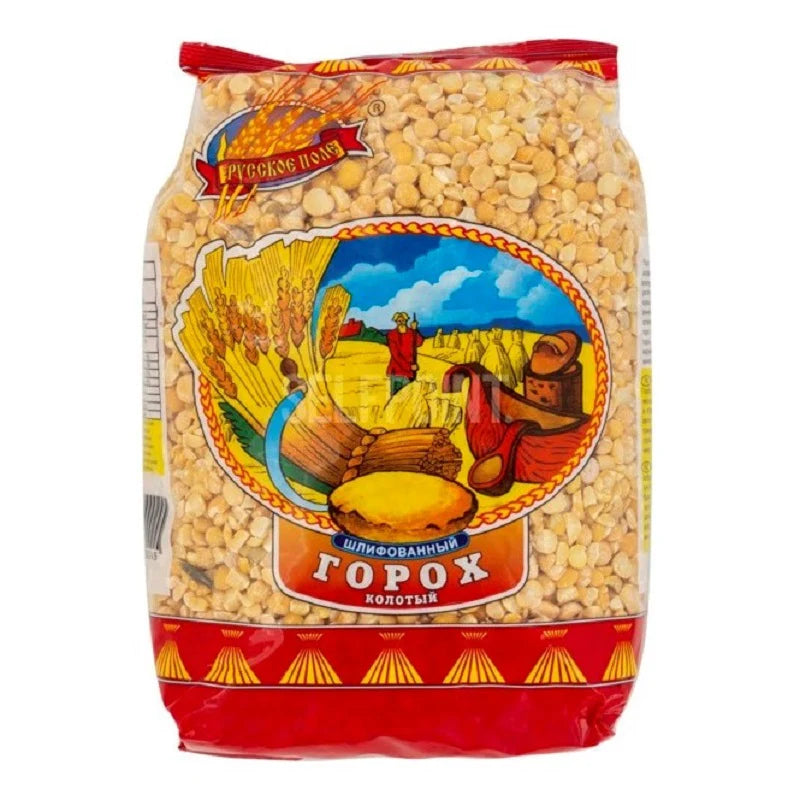 "Russkoe Pole" Yellow Split Peas 900g