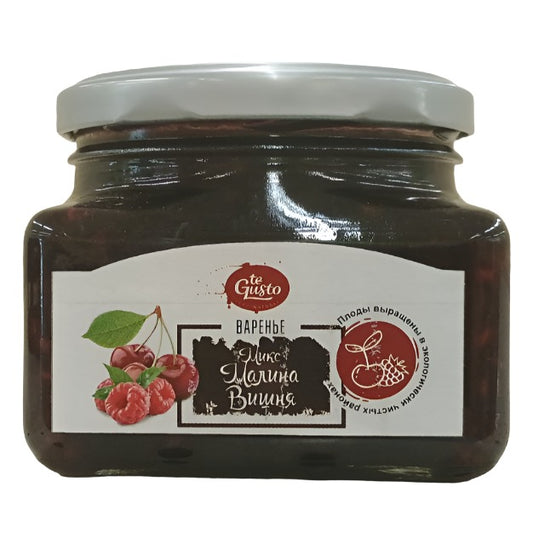 "TeGusto" Raspberry & Sour Cherry Preserve  430g