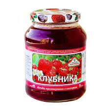 "Pogrebok" Grated Strawberry 550g