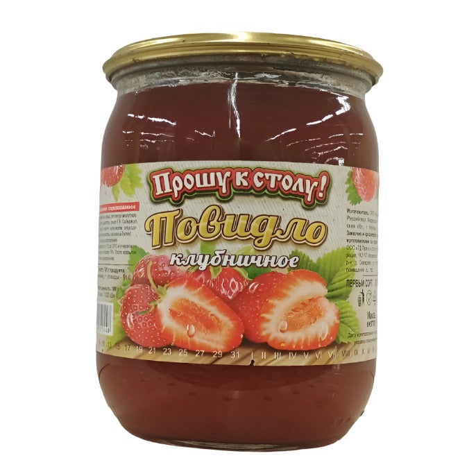 "Proshu K Stolu" Strawberry Povidlo 600g