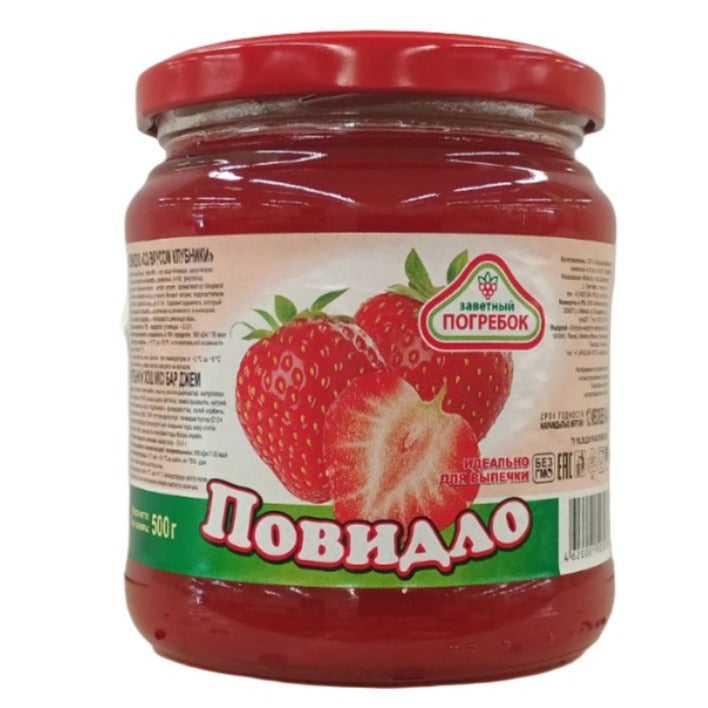 "Zvatnyi Pogrebok" Strawberry Jam  500g