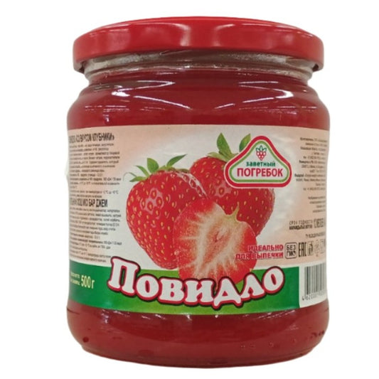 "Zvatnyi Pogrebok" Strawberry Jam  500g
