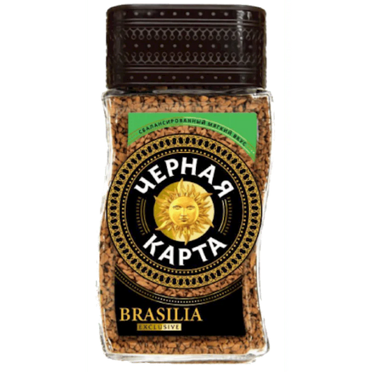 "Brasilia" Instant Coffee by Chernaya Karta 190g