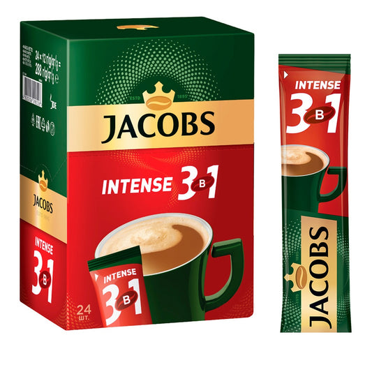 "Jacobs" 3in1 Intense Instant Coffee 24pcs