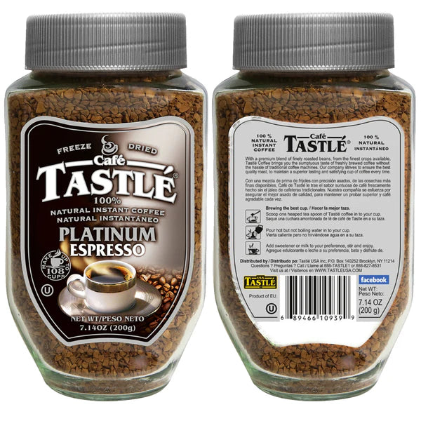Tastle Coffee Platinum Esspresso 200g